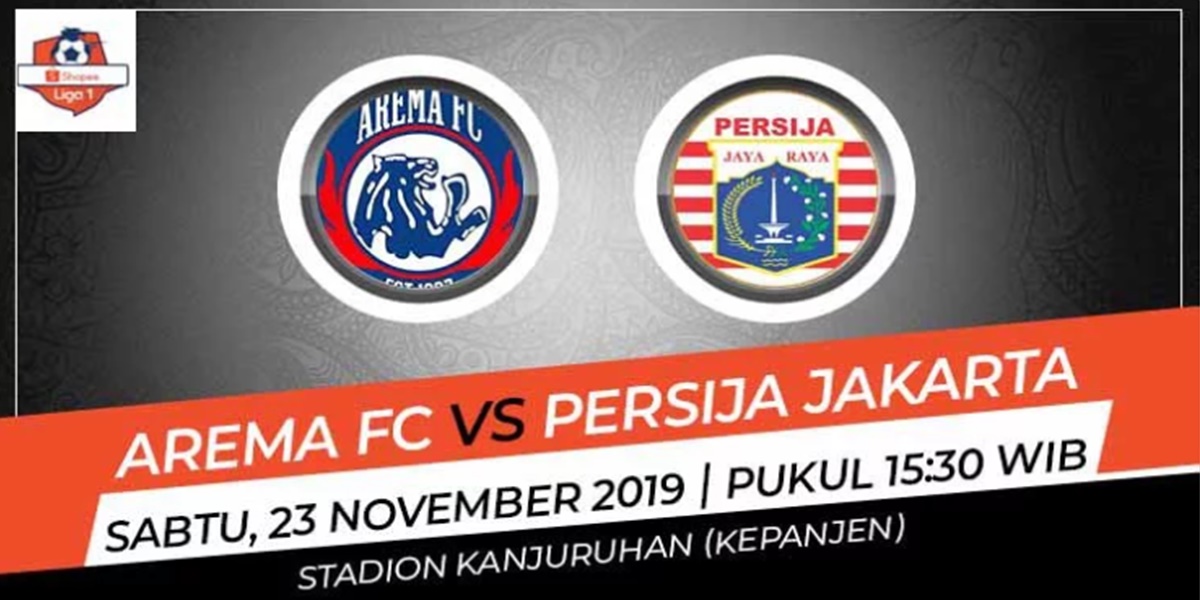 Big Match Shophe Liga 1 2019 Pekan Ke-28, Arema FC Vs Persija Jakarta